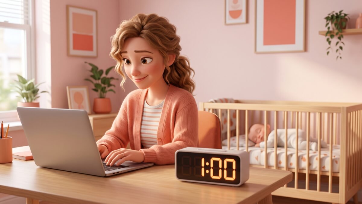Rotina de 1 Hora por Dia para Renda Extra Sendo Mãe